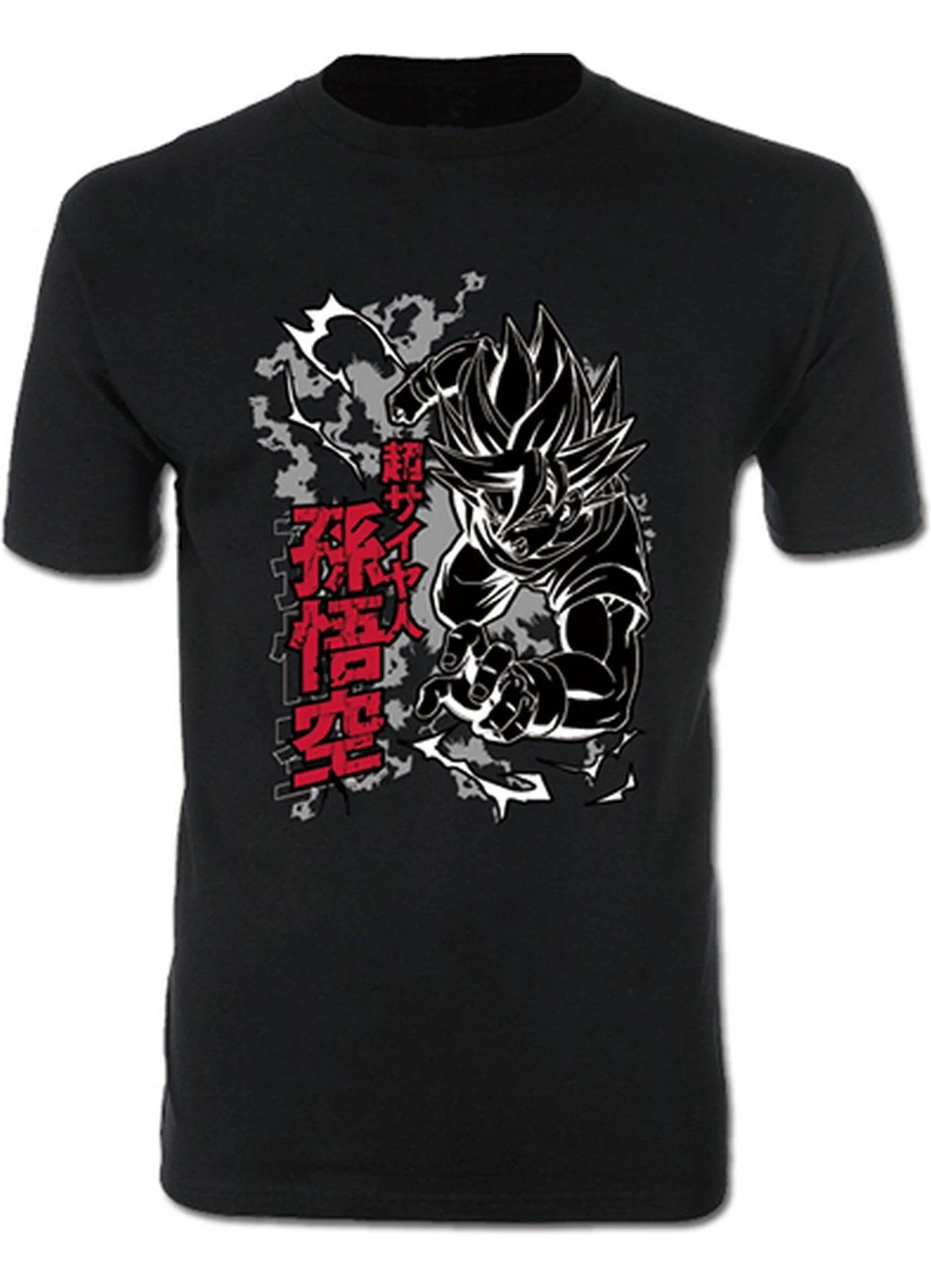 Dragon Ball Z - Son Goku Super Saiyan 01 Men's Screen Print Long Sleeves