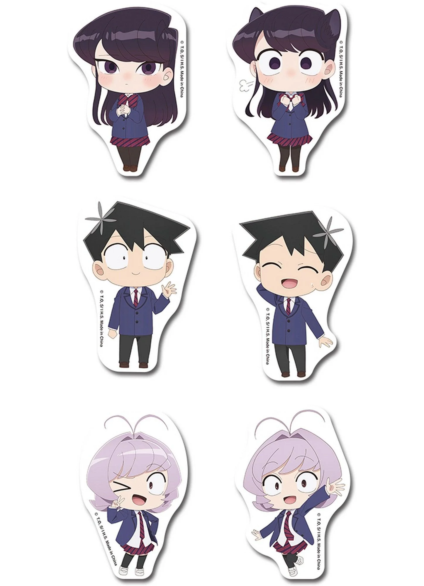 Komi Can't Communicate - Character SD Die-Cut Sticker