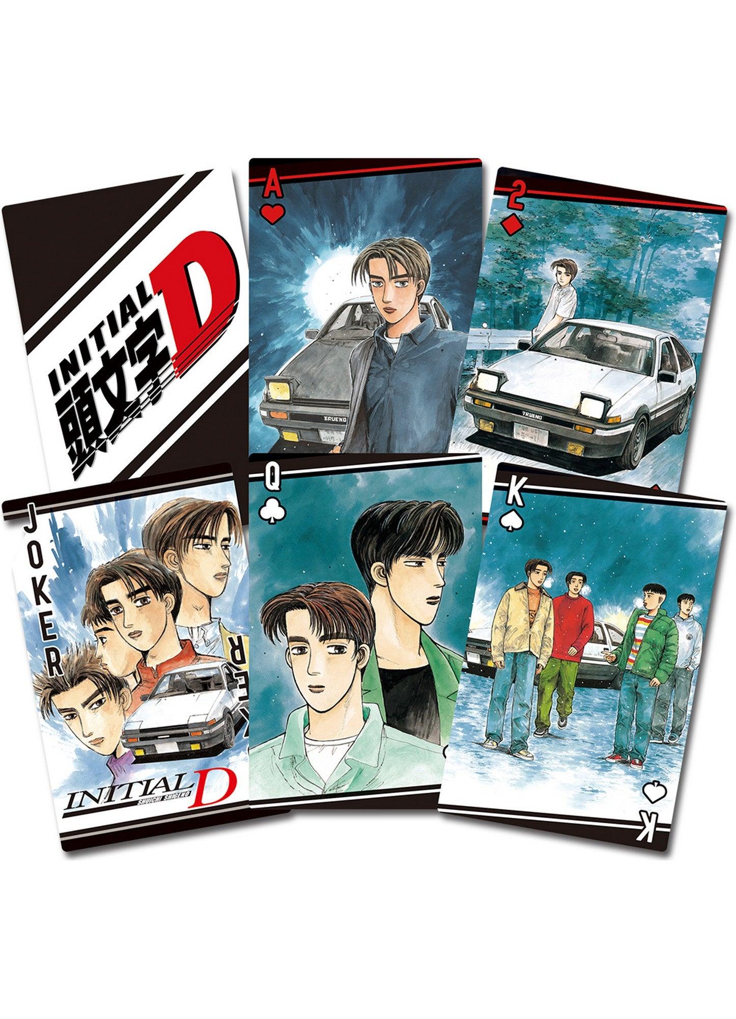 INITIAL D (COMIC) - MANGA  ART VERSION PLAYING CARDS