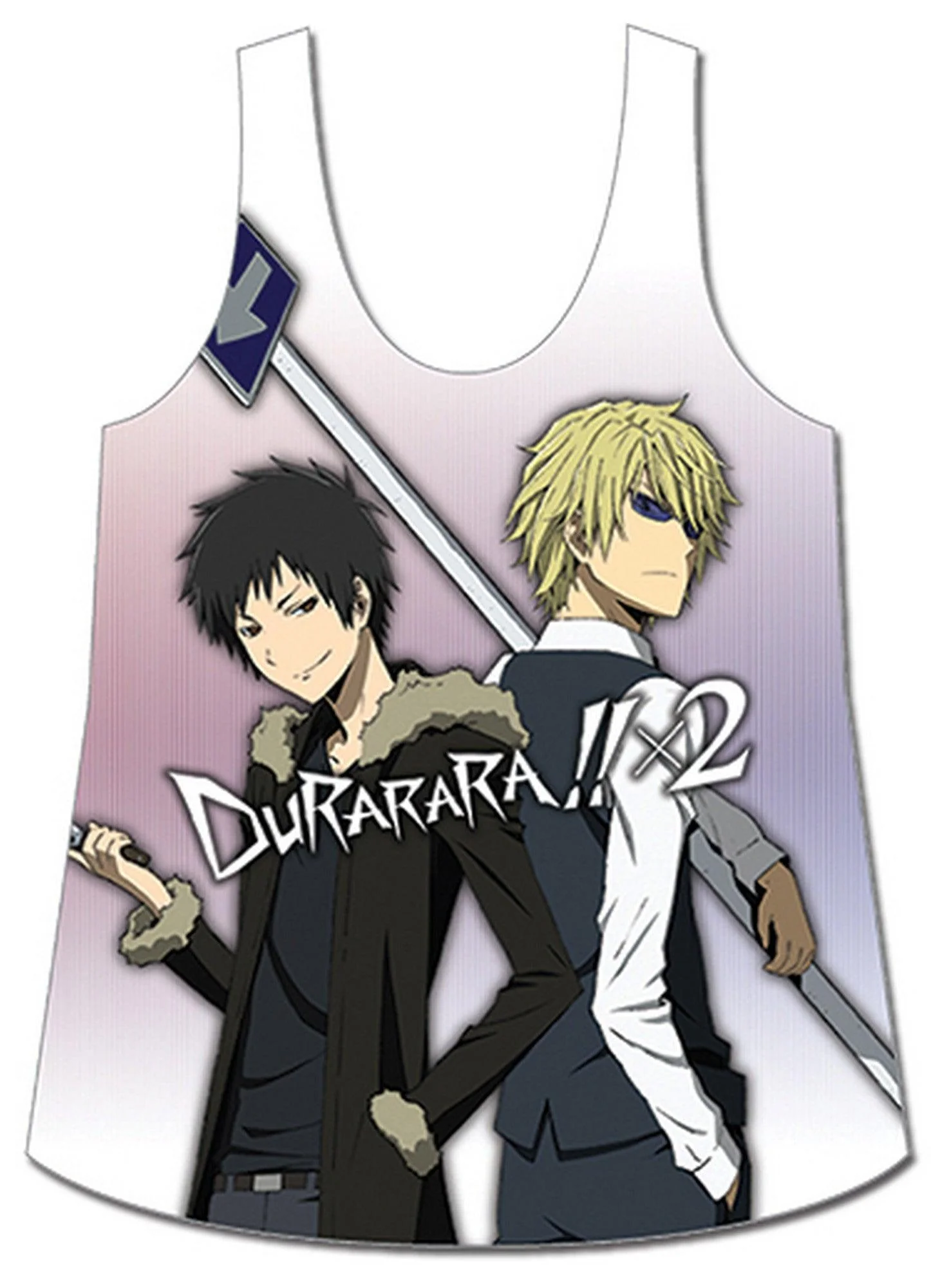 Durarara X2 - Izaya Orihara And Shizuo Heiwajima Tank Top