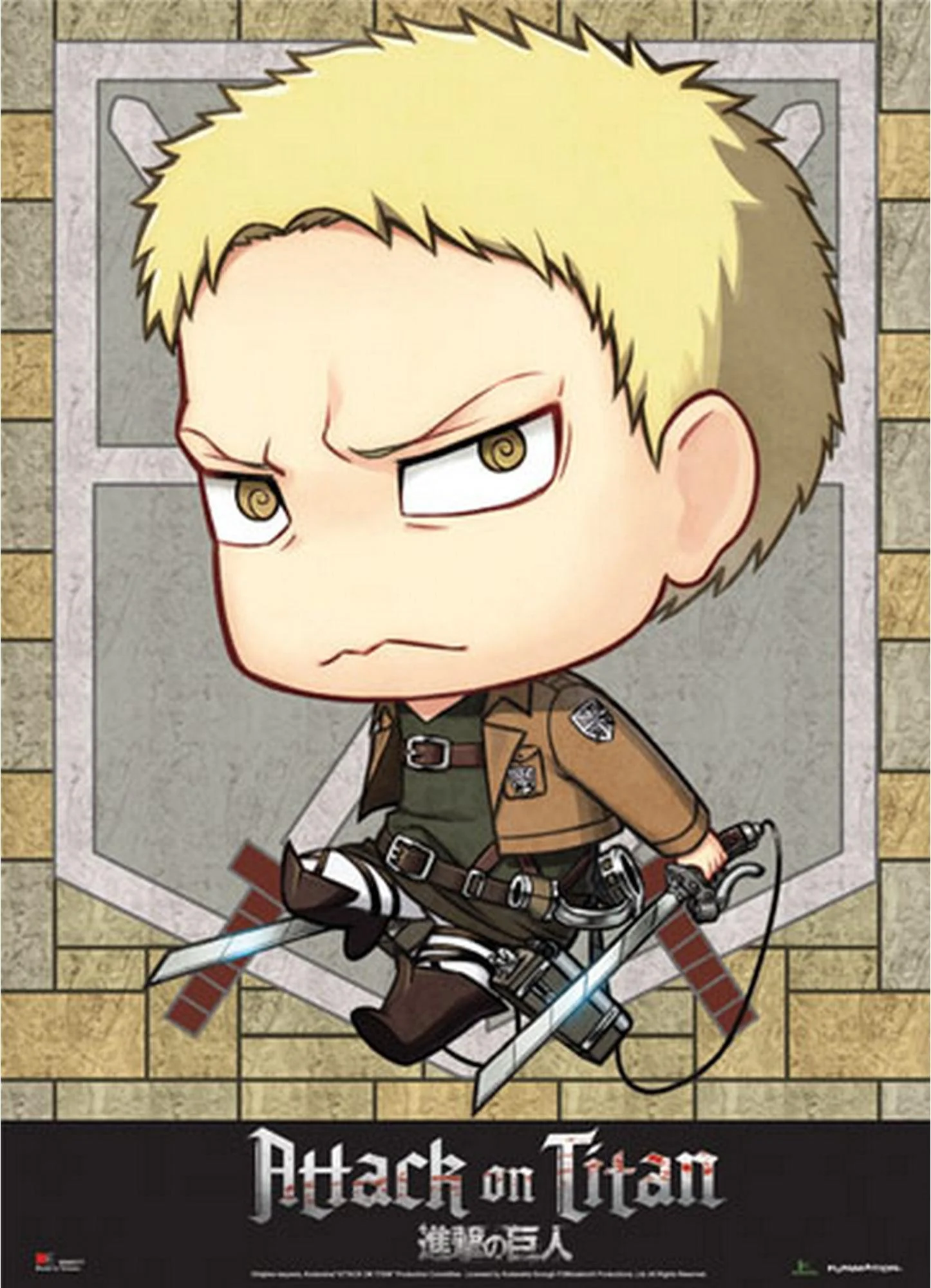 Attack on Titan - SD Reiner Braun Wall Scroll