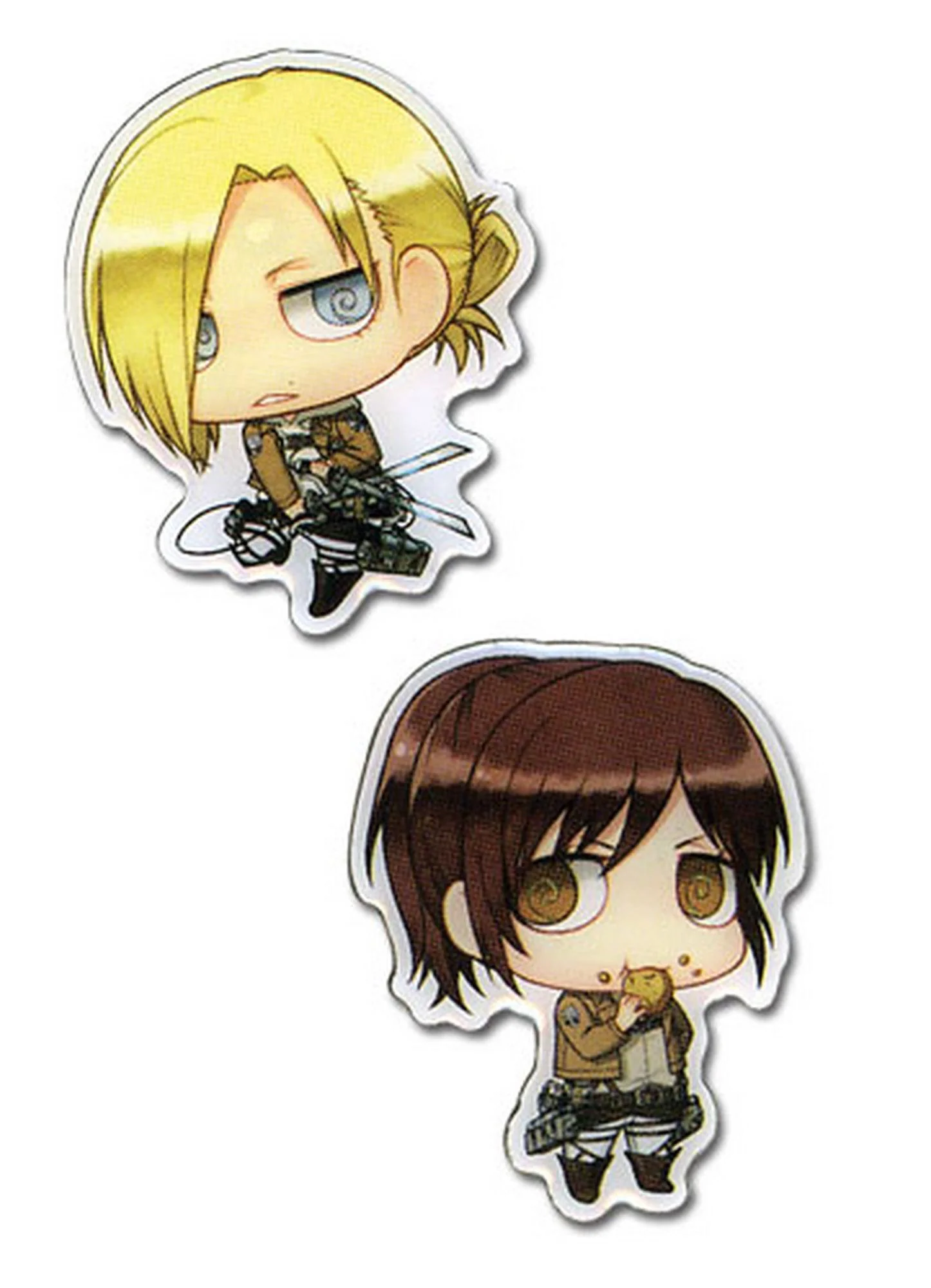 Attack on Titan - SD Sasha Blouse & Annie Leonhart Metal Pins