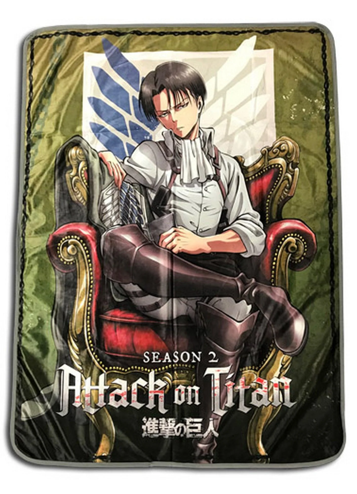 Attack on Titan Season 2 - Levi Ackerman Sublimation Throw Blanket