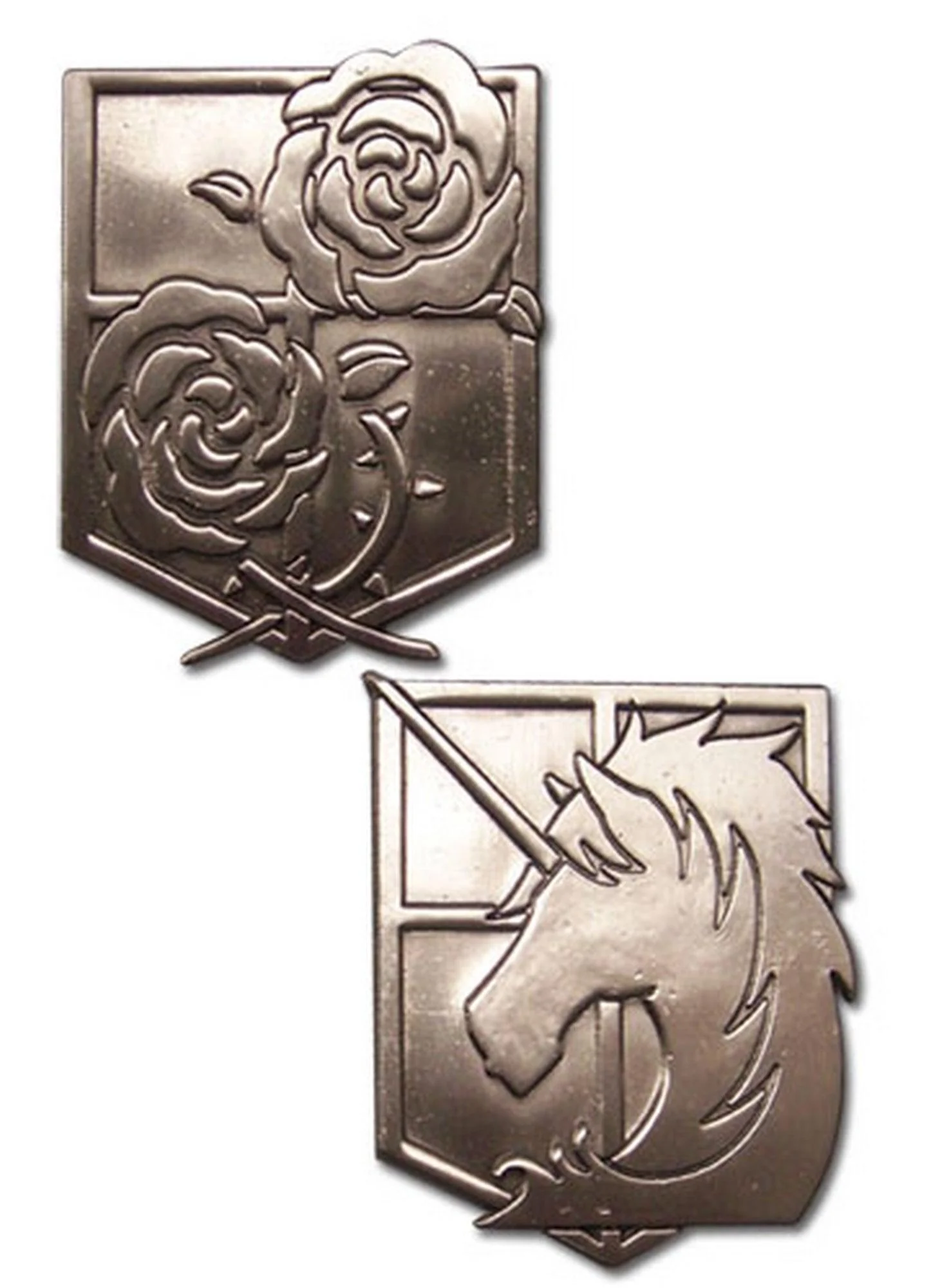 Attack on Titan - Stationary Guard & Military Police Emblem Pins