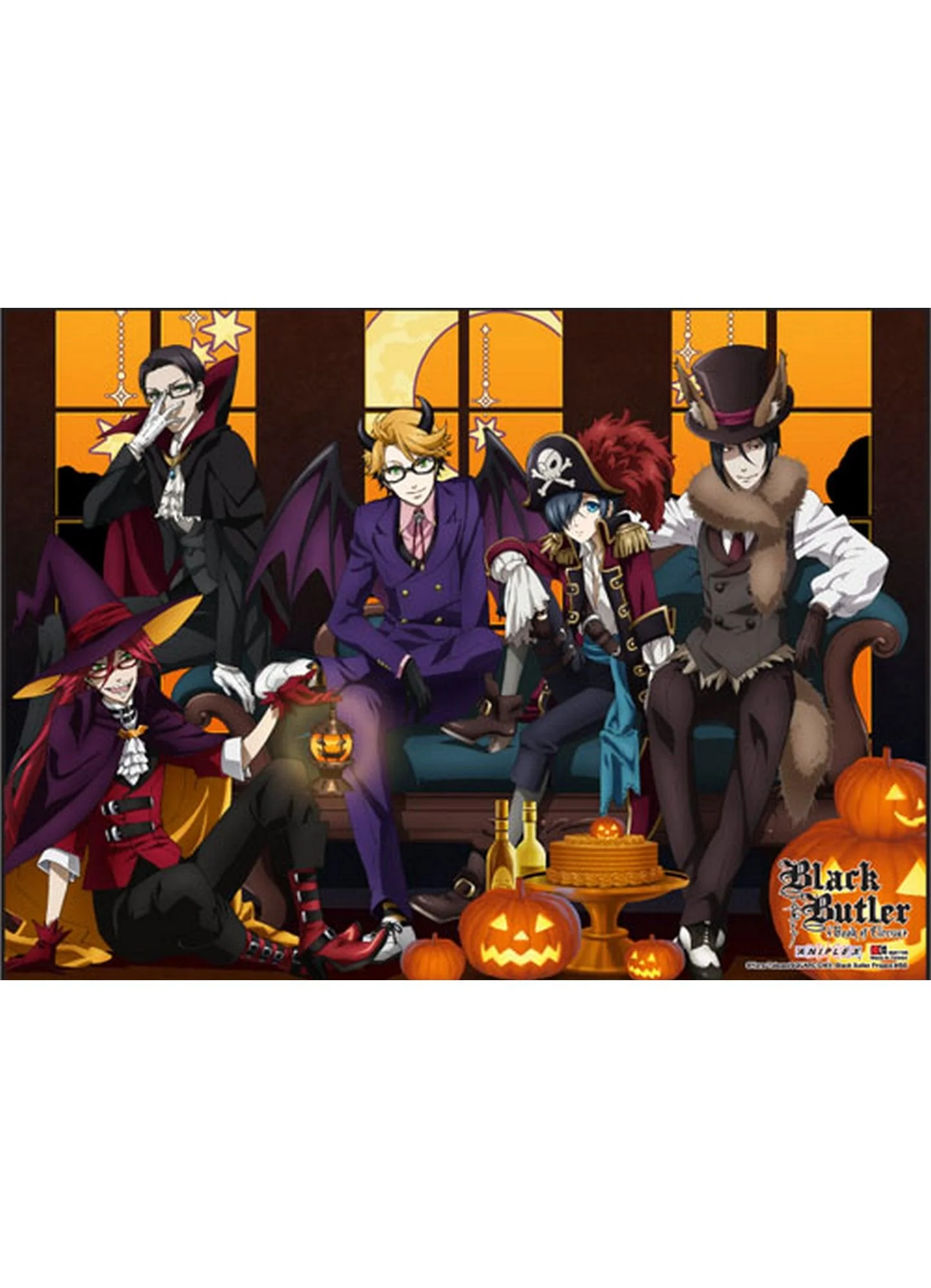 Black Butler Book Of Circus - Group 2 Special Edition Wall Scroll