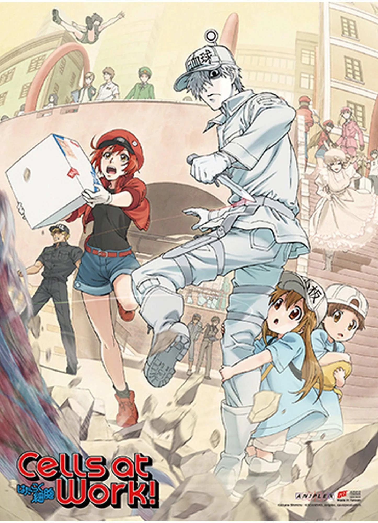 Cells At Work! - Key Art Hi-End Wall Scroll