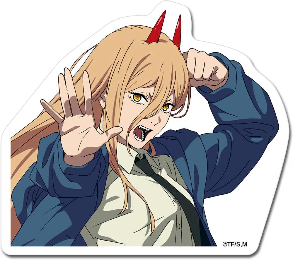 CHAINSAW MAN - POWER CAR STICKER