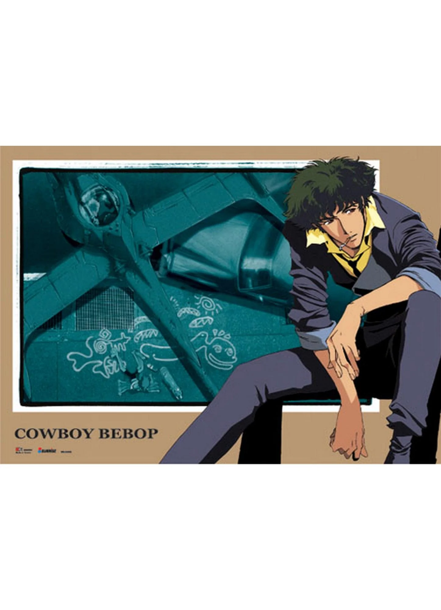 Cowboy Bebop - Spike Spiegel & Swordfish II Wall Scroll
