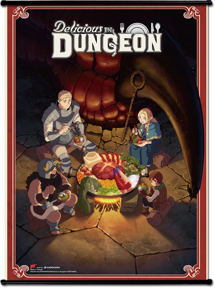DELICIOUS IN DUNGEON - TEASER VISUAL #2 WALL SCROLL