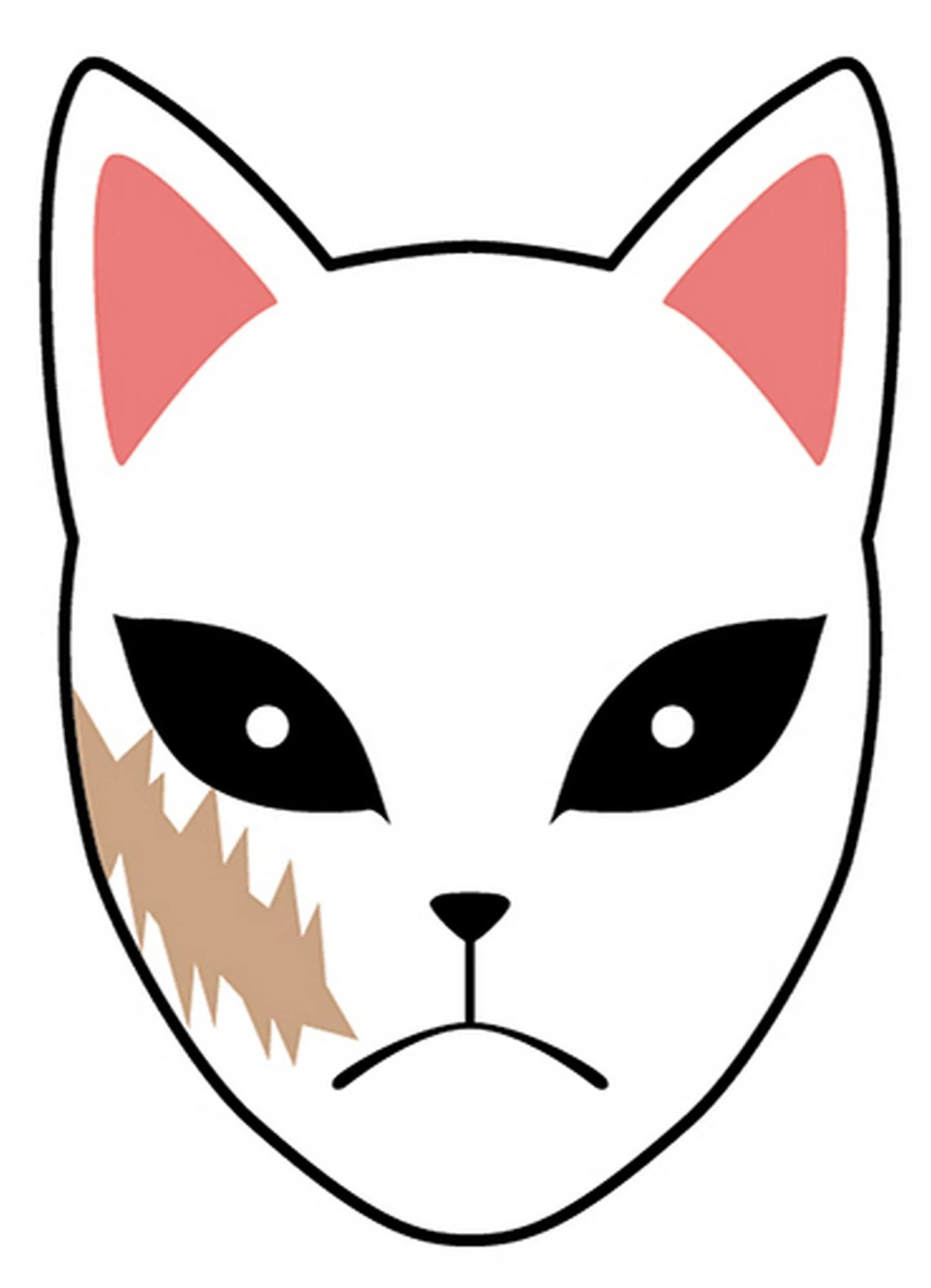 Demon Slayer - Sabito's Mask Patch