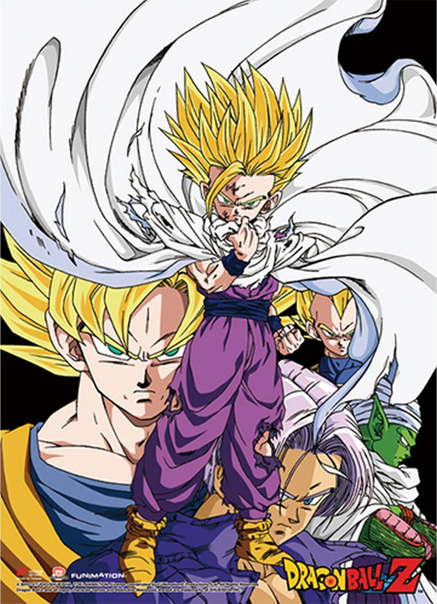 Dragon Ball Z - Son Gohan Group Wall Scroll