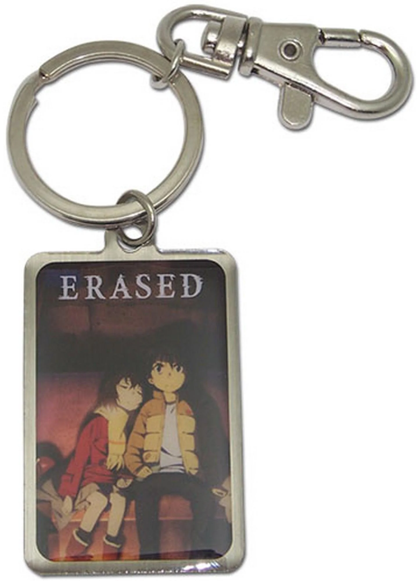 Erased - Kayo Hinazuki And Satoru Fujinuma Metal Keychain