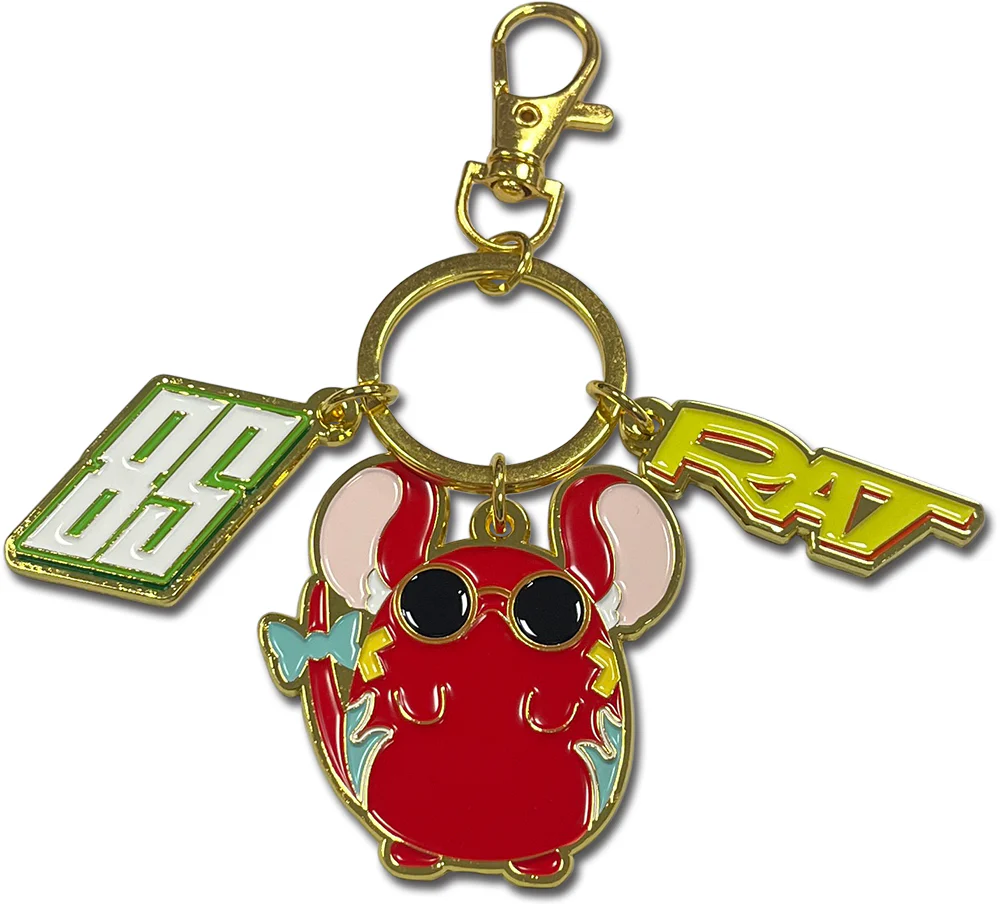 HOLOLIVE - MR. SQUEAKS THREE CHARM KEYCHAIN