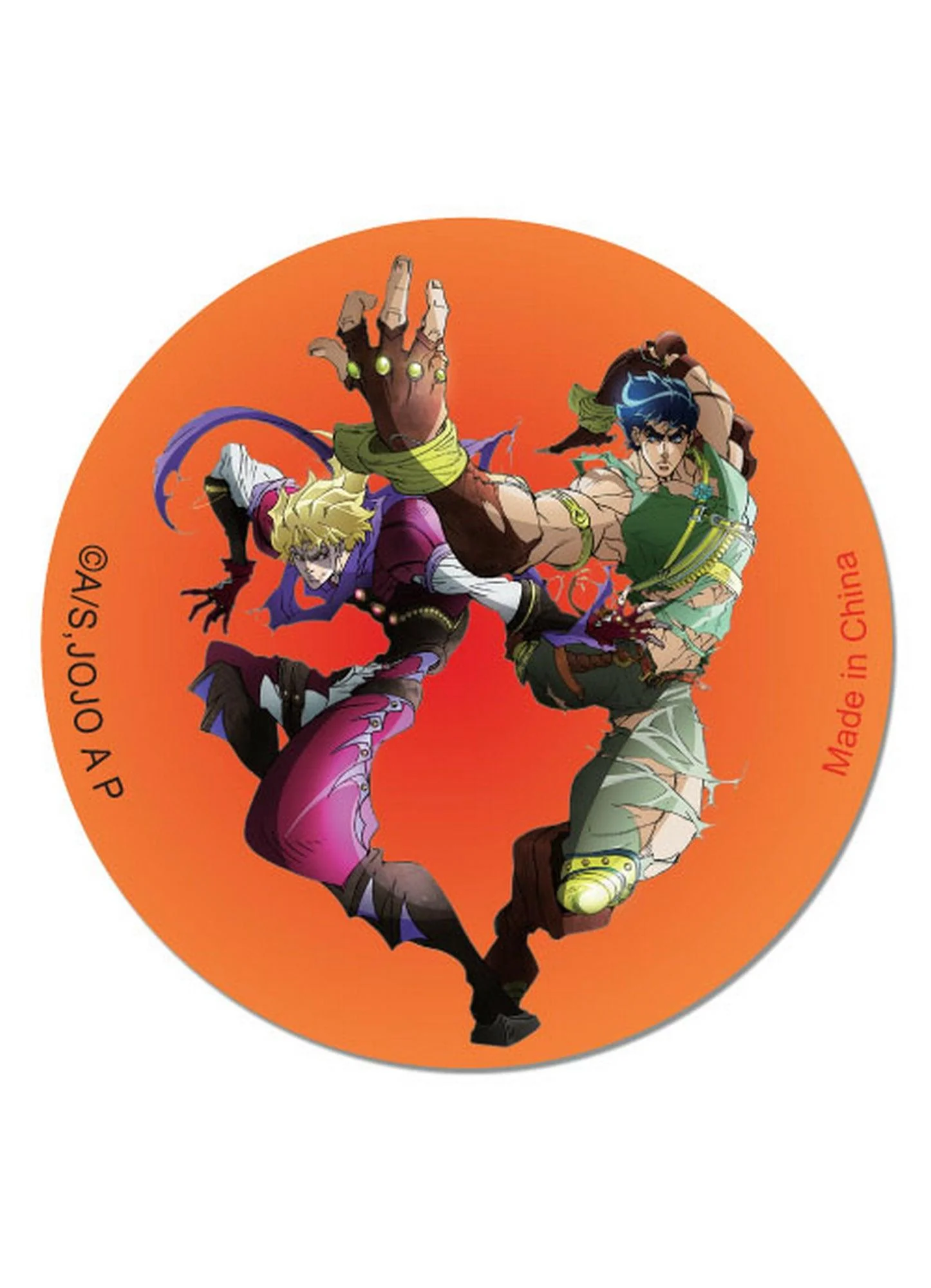 Jojo's Bizarre Adventure - Jonathan Joestar & Dio Brando Button