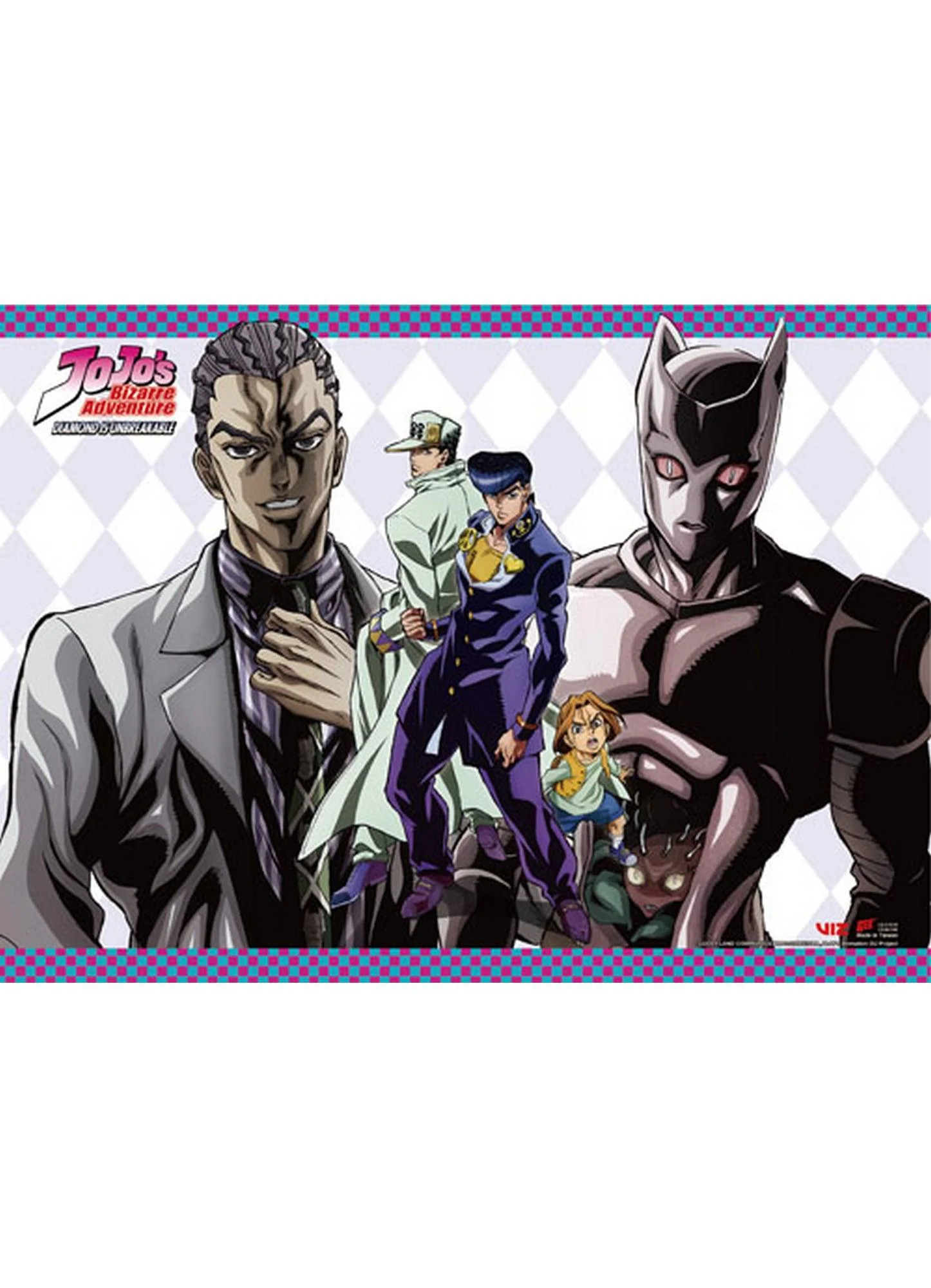 Jojo's Bizarre Adventure S3 - Key Art Group #E Wall Scroll
