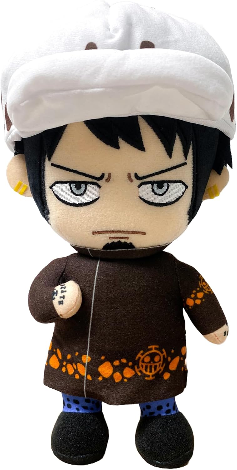 One Piece - Trafalgar D. Water Law (Face Changing) Plush 8" H - Image 2