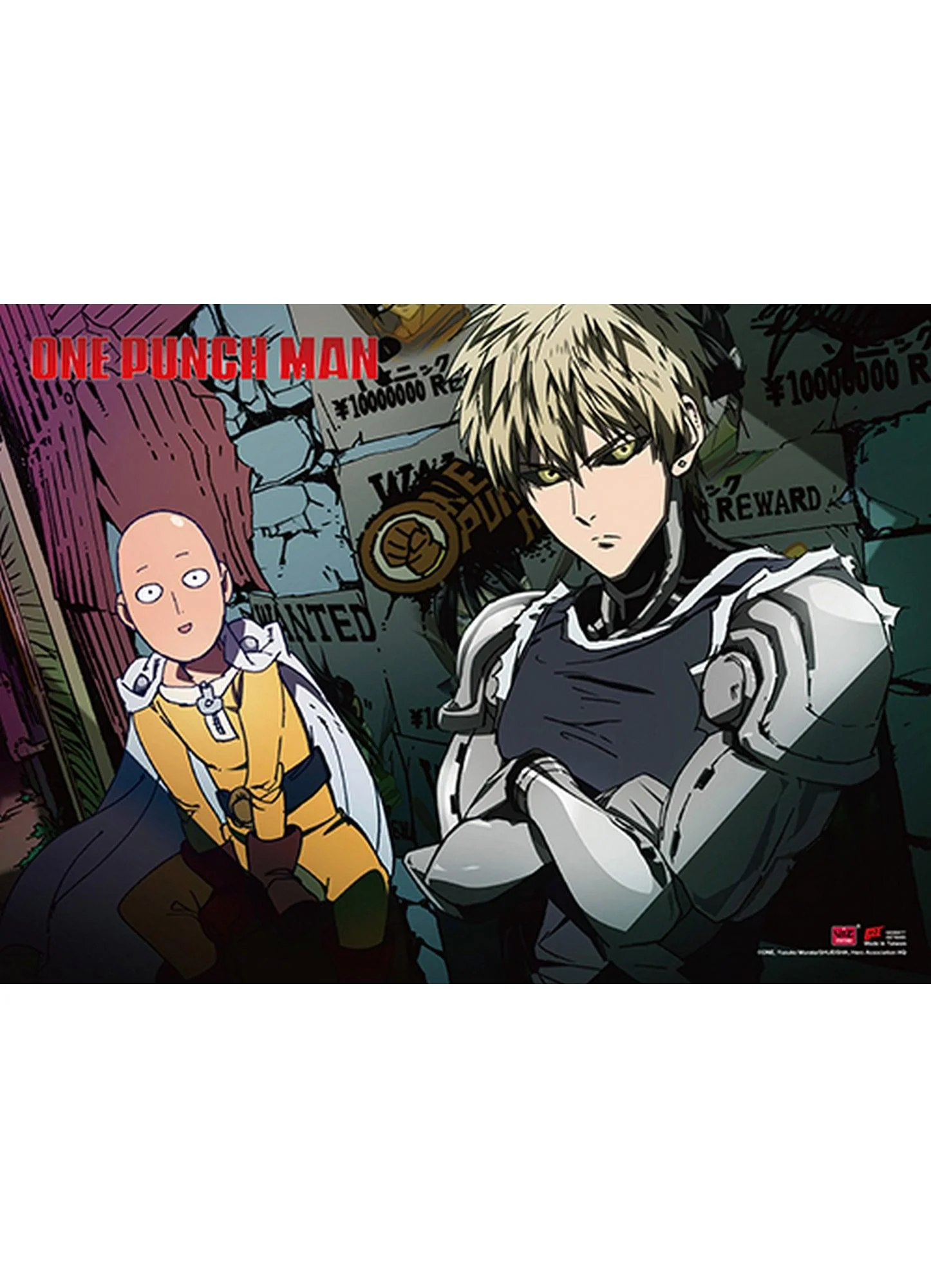 One Punch Man - Saitama & Genos Wall Scroll