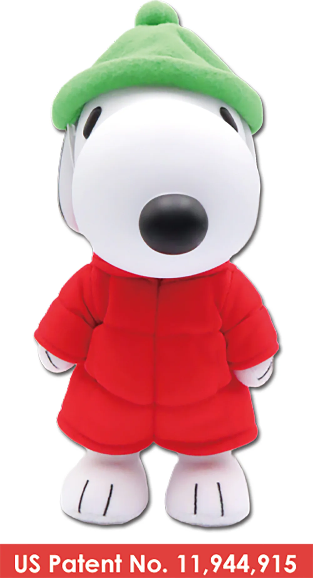 Peanuts - Snoopy (Puffy Jacket) Figurekey Plush 8" H