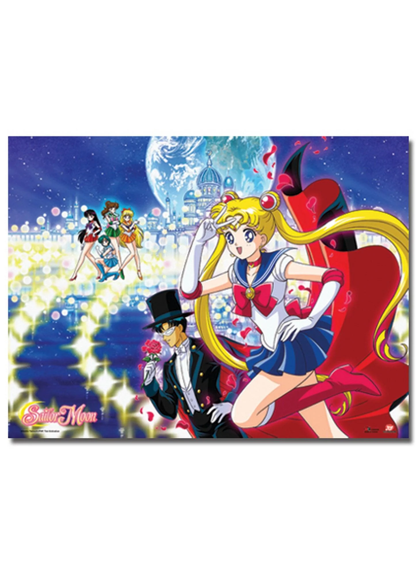 Sailor Moon - Moon Palace Group Fabric Poster