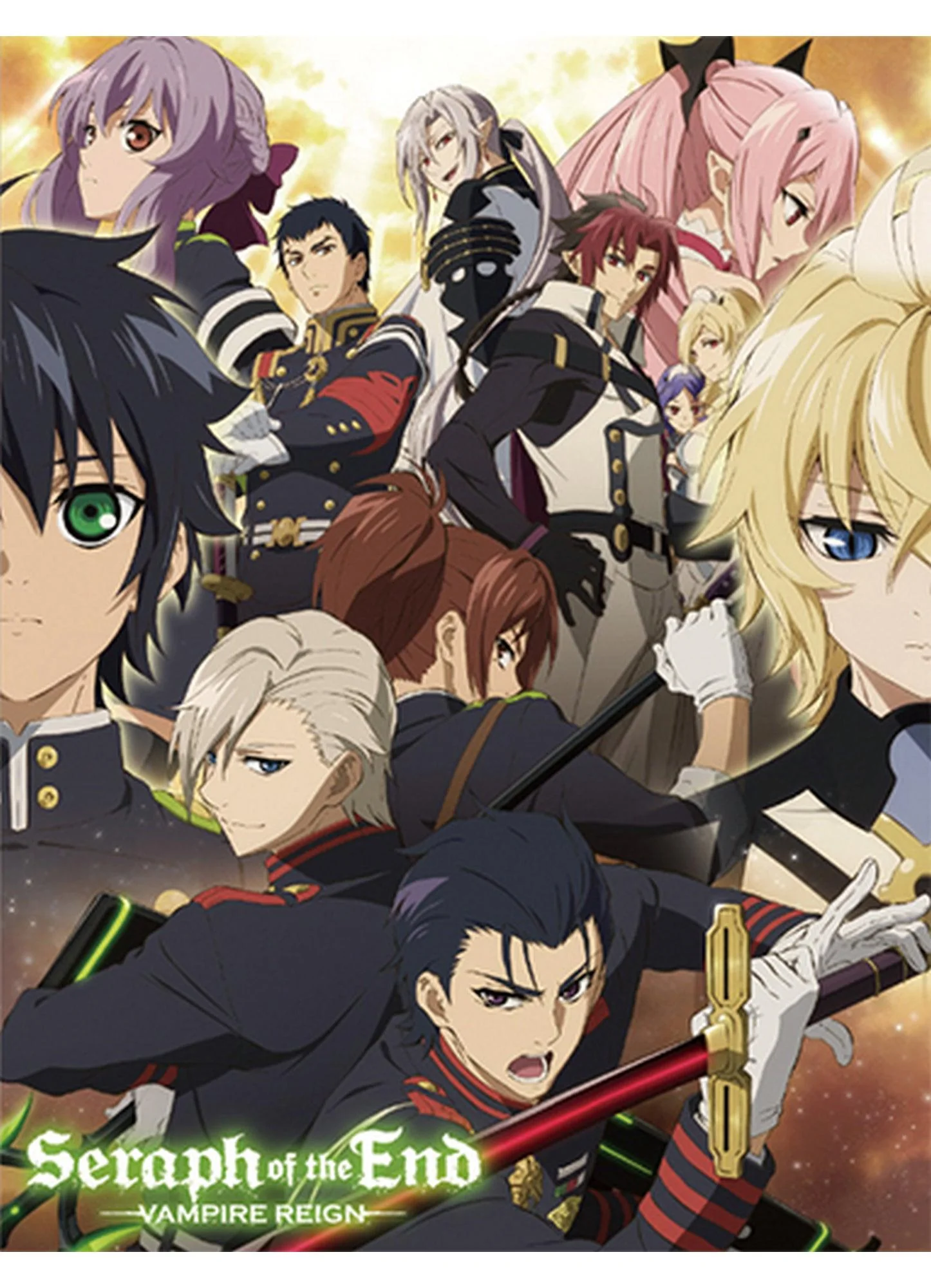 Seraph Of The End - Group Sublimation Throw Blanket