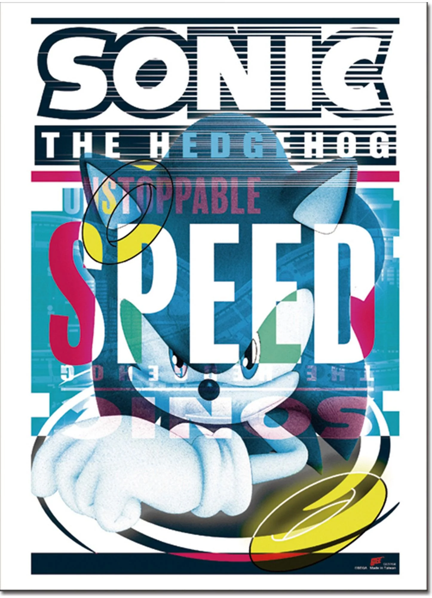 Sonic Hedgehog - Remix Boys Composition #A Wall Scroll