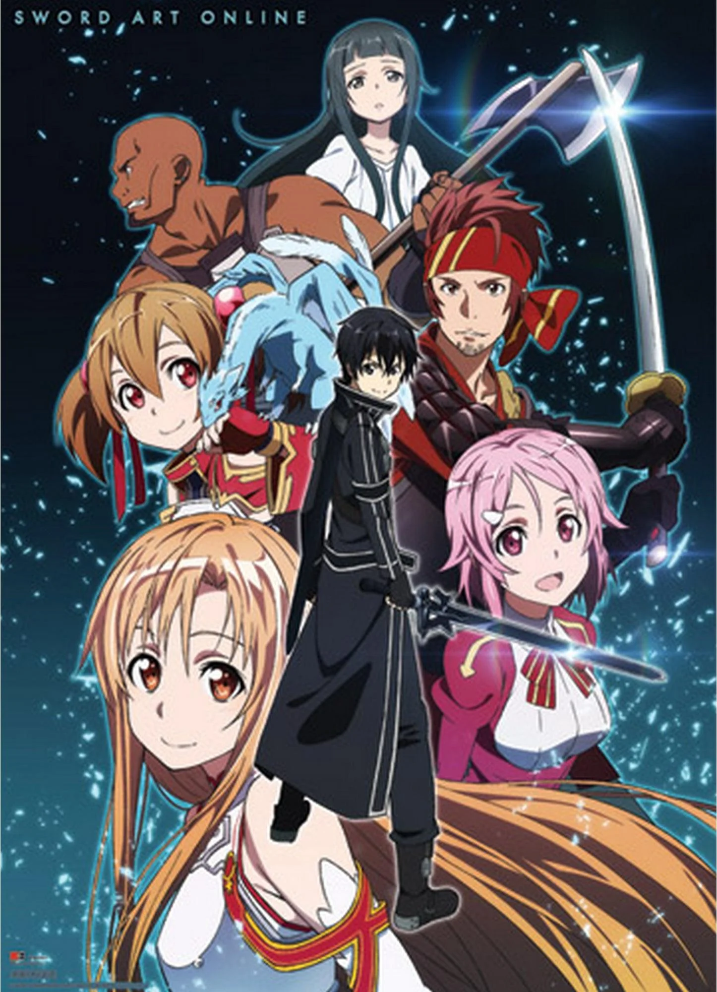 Sword Art Online - Group Shot Wall Scroll