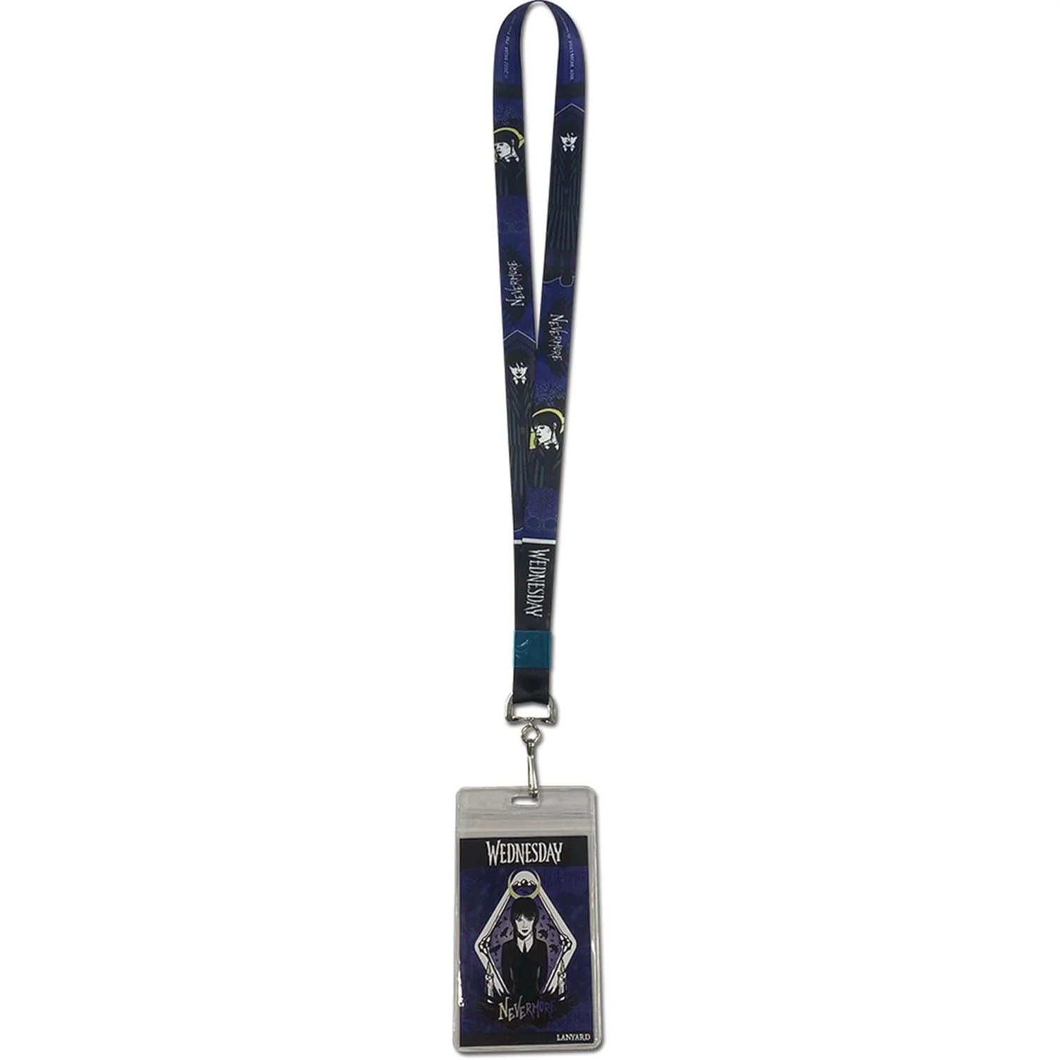 Wednesday - Nevermore Lanyard w/ Badge Holder